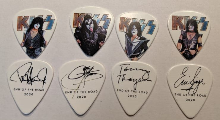 KISS 2020 End of the Road Tour INDIVIDUAL PICTURES Guitar Picks