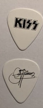KISS 2012 The Tour Black Logo on White Guitar Picks