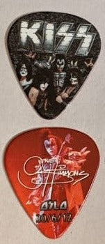 KISS Monster World Tour Oslo Norway 6-30-2012 City Guitar Picks