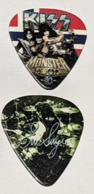 KISS 2012-2013 Monster World Tour NORWAY Commemorative City Guitar Picks
