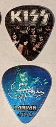 KISS Monster World Tour LONDON ENGLAND 4-7-2012 City Guitar Picks