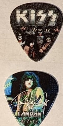 KISS Monster World Tour LONDON ENGLAND 4-7-2012 City Guitar Picks