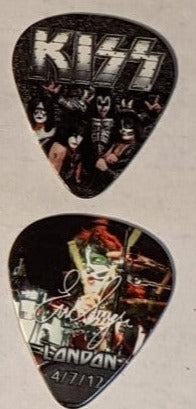KISS Monster World Tour LONDON ENGLAND 4-7-2012 City Guitar Picks
