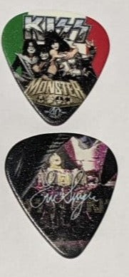 KISS 2012-2013 Monster World Tour ITALY Commemorative City Guitar Picks
