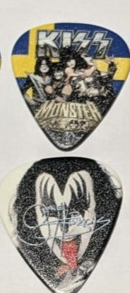 KISS 2012-2013 Monster World Tour SWEDEN Commemorative City Guitar Picks