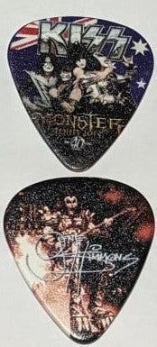 KISS 2012-2013 Monster World Tour AUSTRALIA Commemorative City Guitar Picks