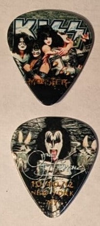 KISS The Late Show 10-10-2012 David Letterman Guitar Picks