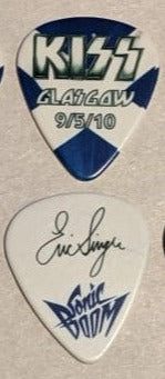 KISS GLASGOW SCOTLAND 9/5/2010 Sonic Boom Over Europe City Guitar Picks