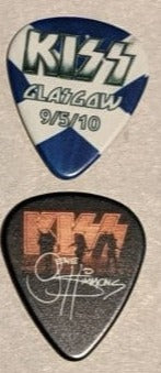 KISS GLASGOW SCOTLAND 9/5/2010 Sonic Boom Over Europe City Guitar Picks