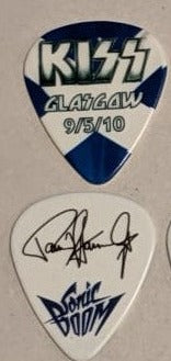 KISS GLASGOW SCOTLAND 9/5/2010 Sonic Boom Over Europe City Guitar Picks