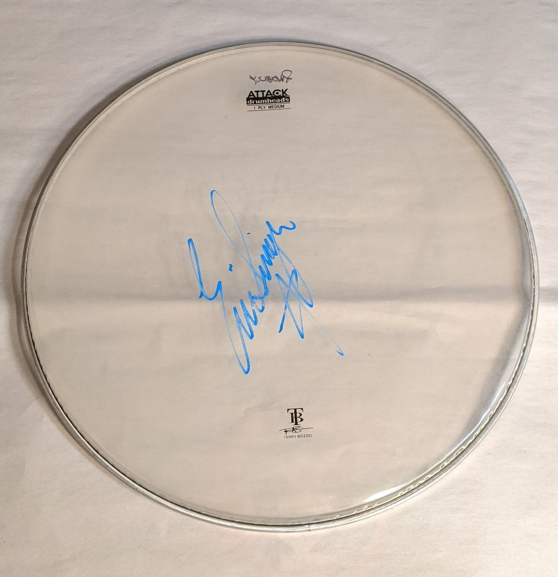 PHOENIX 8-10-2012 ERIC SINGER Stage-Used Signed drumheads