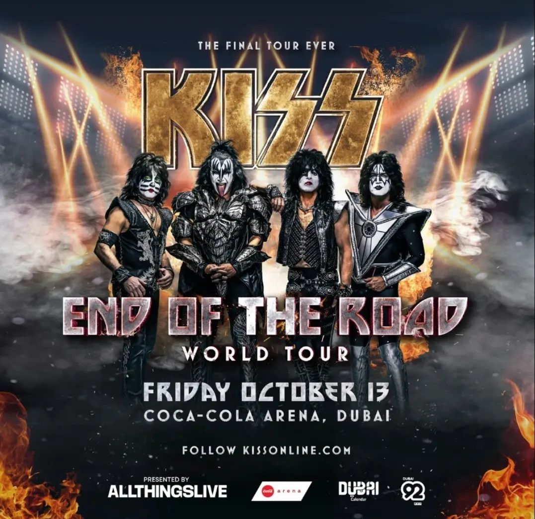 KISS 2023 End of the Road Tour DUBAI UAE Guitar Picks