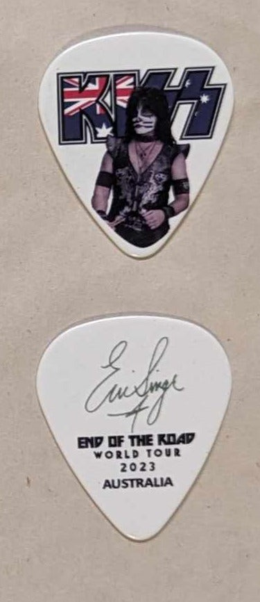 KISS 2023 End of the Road AUSTRALIA Flag Guitar Picks
