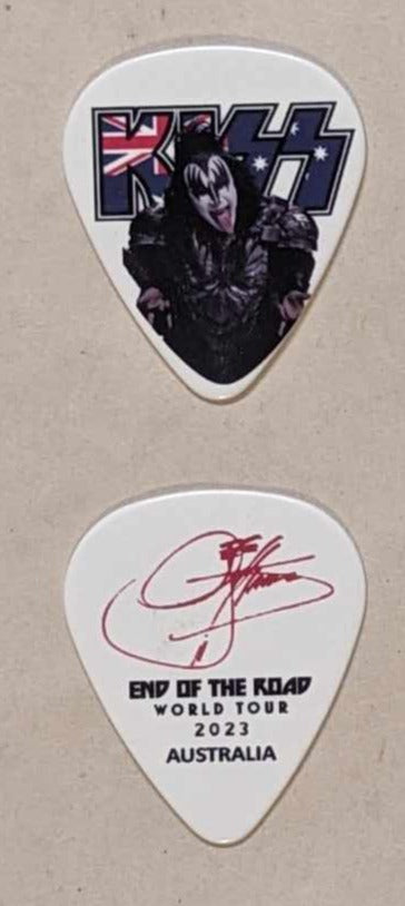 KISS 2023 End of the Road AUSTRALIA Flag Guitar Picks