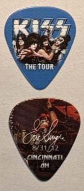 KISS 2012 The Tour CINCINNATI 8-31-12 City Guitar Picks