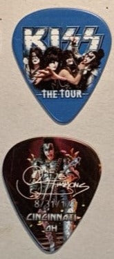 KISS 2012 The Tour CINCINNATI 8-31-12 City Guitar Picks