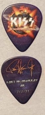 KISS 2011 HSOE FORT MCMURRAY AFB CANADA 7-2-2011 City Guitar Picks