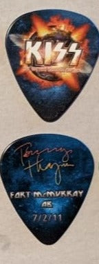 KISS 2011 HSOE FORT MCMURRAY AFB CANADA 7-2-2011 City Guitar Picks