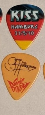 KISS HAMBURG GERMANY 31/5/2010 Sonic Boom Over Europe City Guitar Picks