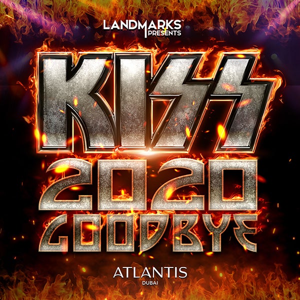 KISS 2020 Goodbye Dubai Multicolor Logo Guitar Picks