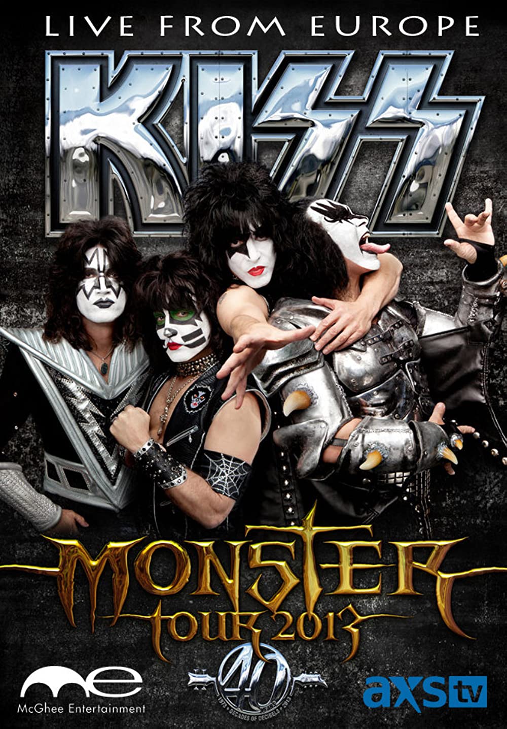 KISS Monster World Tour 18-6-2013 MILAN ITALY City Guitar Pick