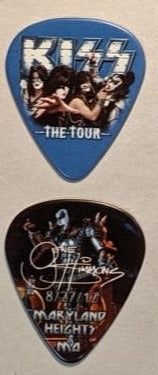 KISS 2012 The Tour MARYLAND HEIGHTS 8-27-12 City Guitar Picks