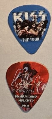 KISS 2012 The Tour MARYLAND HEIGHTS 8-27-12 City Guitar Picks
