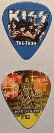 KISS 2012 The Tour NOBLESVILLE 9-1-12 City Guitar Pick