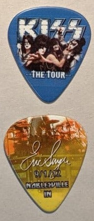 KISS 2012 The Tour NOBLESVILLE 9-1-12 City Guitar Pick