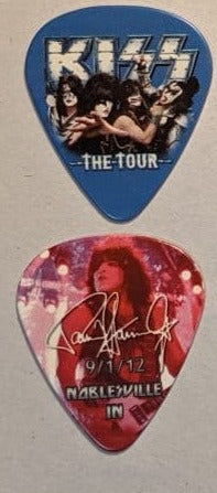 KISS 2012 The Tour NOBLESVILLE 9-1-12 City Guitar Pick
