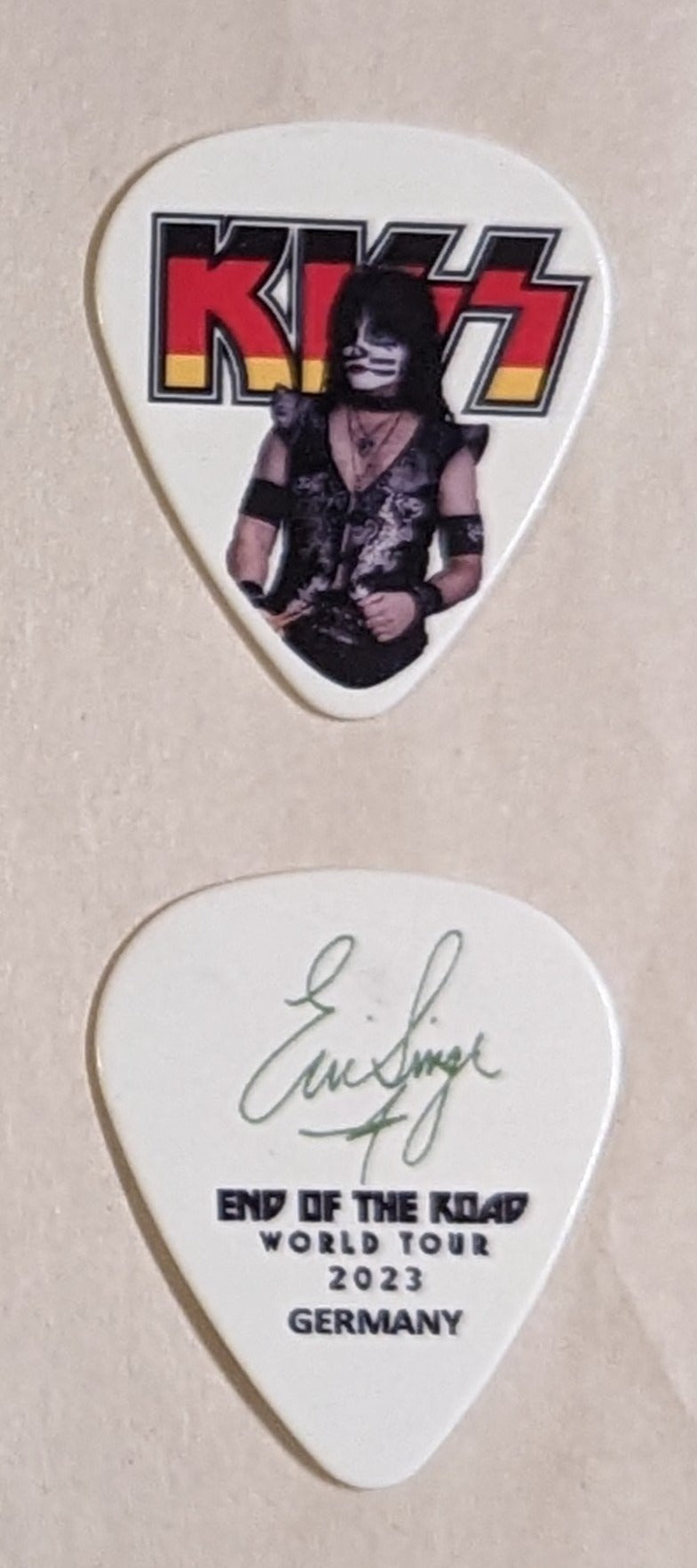 KISS 2023 End of the Road GERMANY Flag Guitar Picks