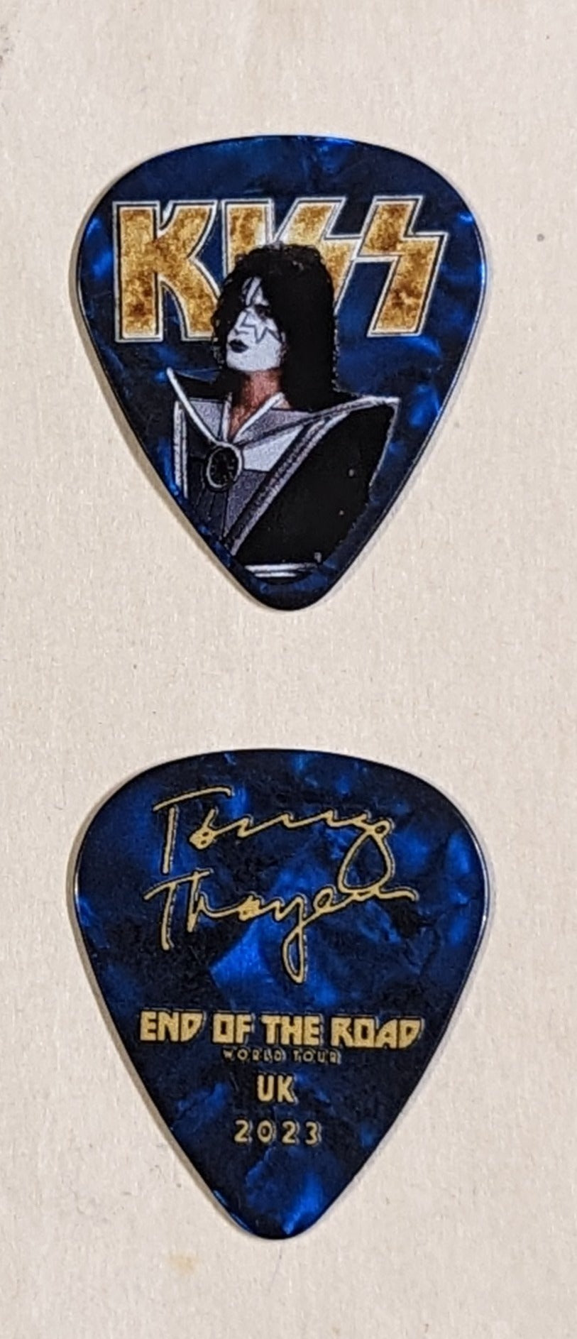 KISS 2023 End of the Road Tour UNITED KINGDOM UK Guitar Picks
