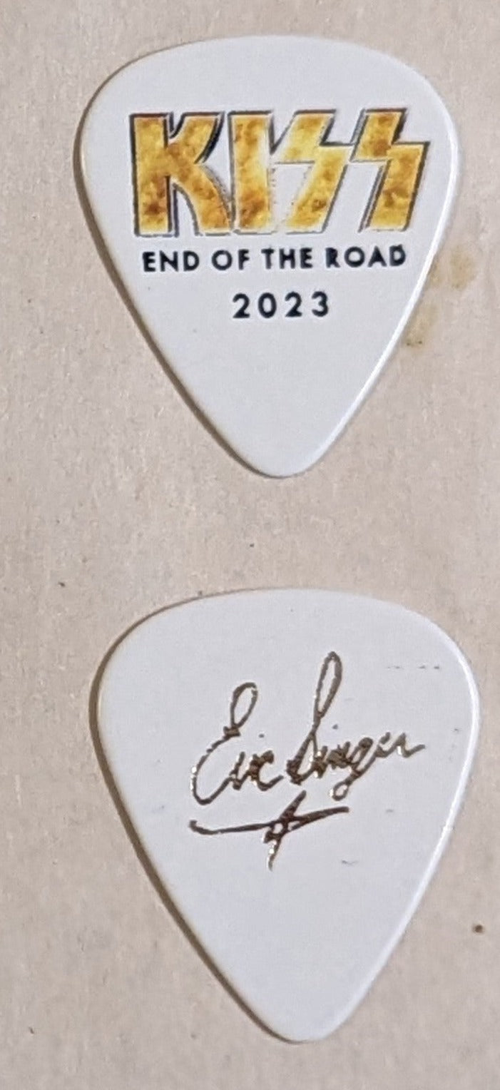 KISS 2023 End of the Road Tour GOLD LOGO Guitar Picks