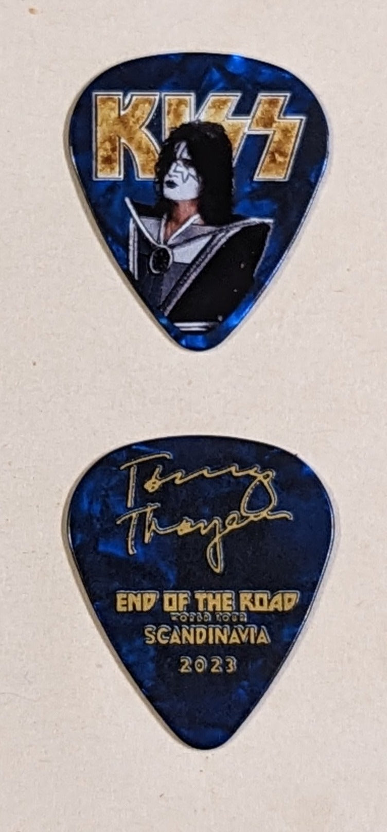 KISS 2023 End of the Road Tour SCANDANAVIA Guitar Picks