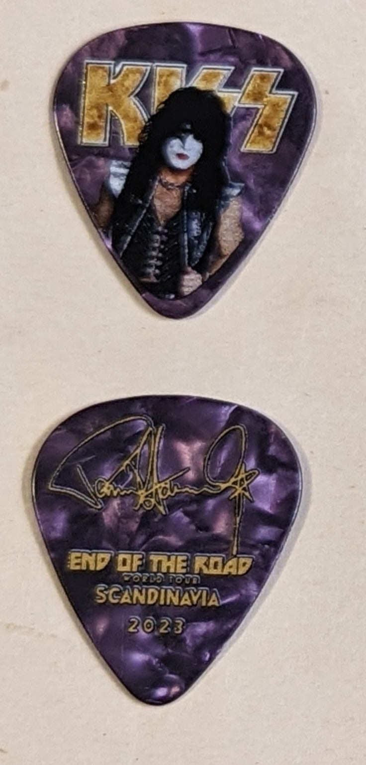 KISS 2023 End of the Road Tour SCANDANAVIA Guitar Picks