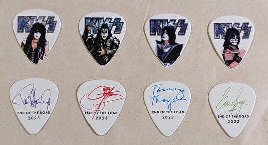 KISS 2023 End of the Road Tour INDIVIDUAL PICTURES Guitar Picks