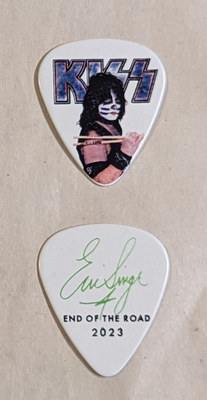 KISS 2023 End of the Road Tour INDIVIDUAL PICTURES Guitar Picks
