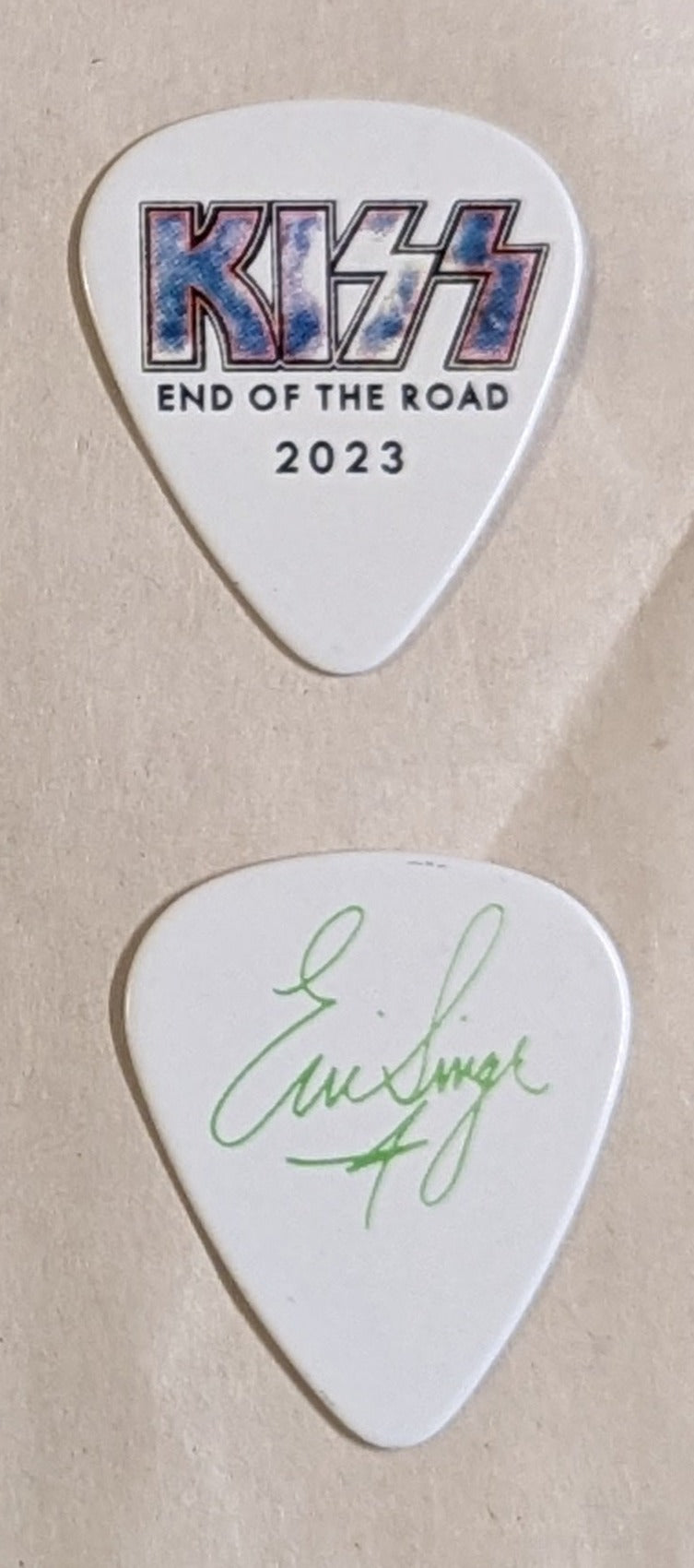 KISS 2023 End of the Road Tour LOGO Guitar Picks