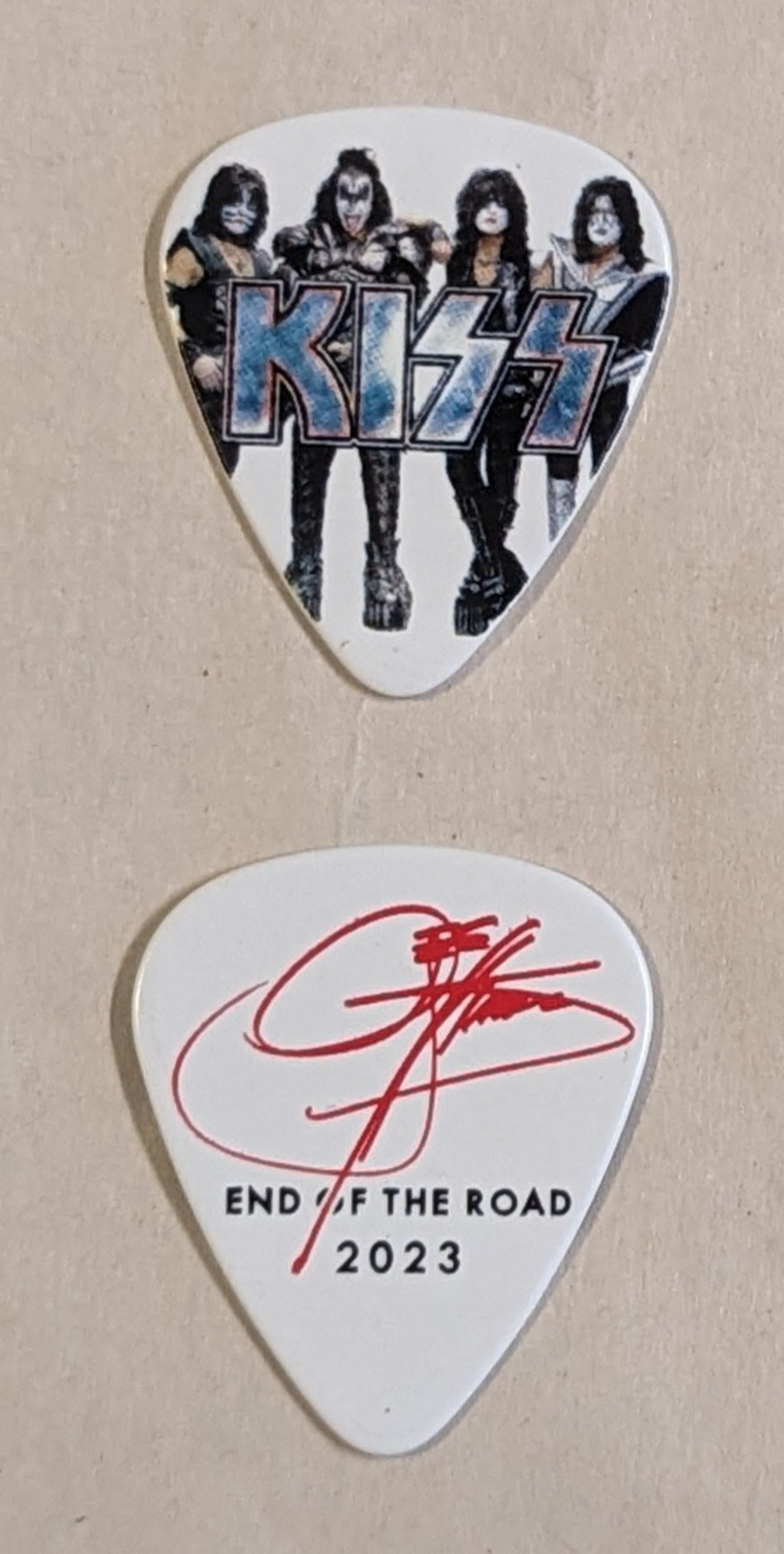 KISS 2023 End of the Road  Tour PORTRAIT Guitar Picks