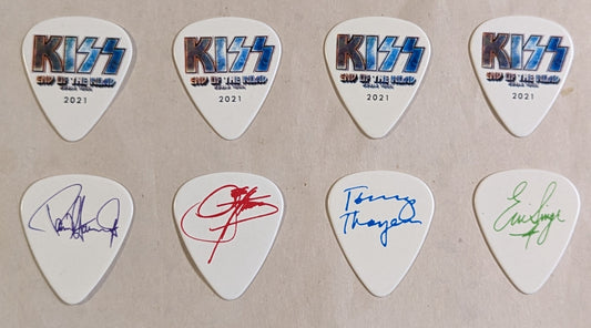 KISS 2021 End of the Road  Tour LOGO Guitar Picks VERSION 2 VERSION 2