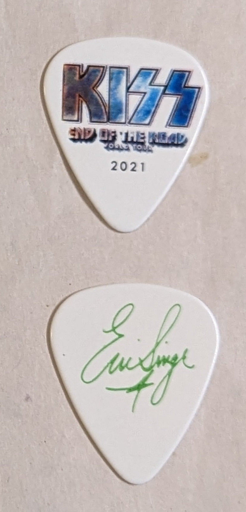 KISS 2021 End of the Road Tour LOGO Guitar Picks VERSION 2 VERSION 2