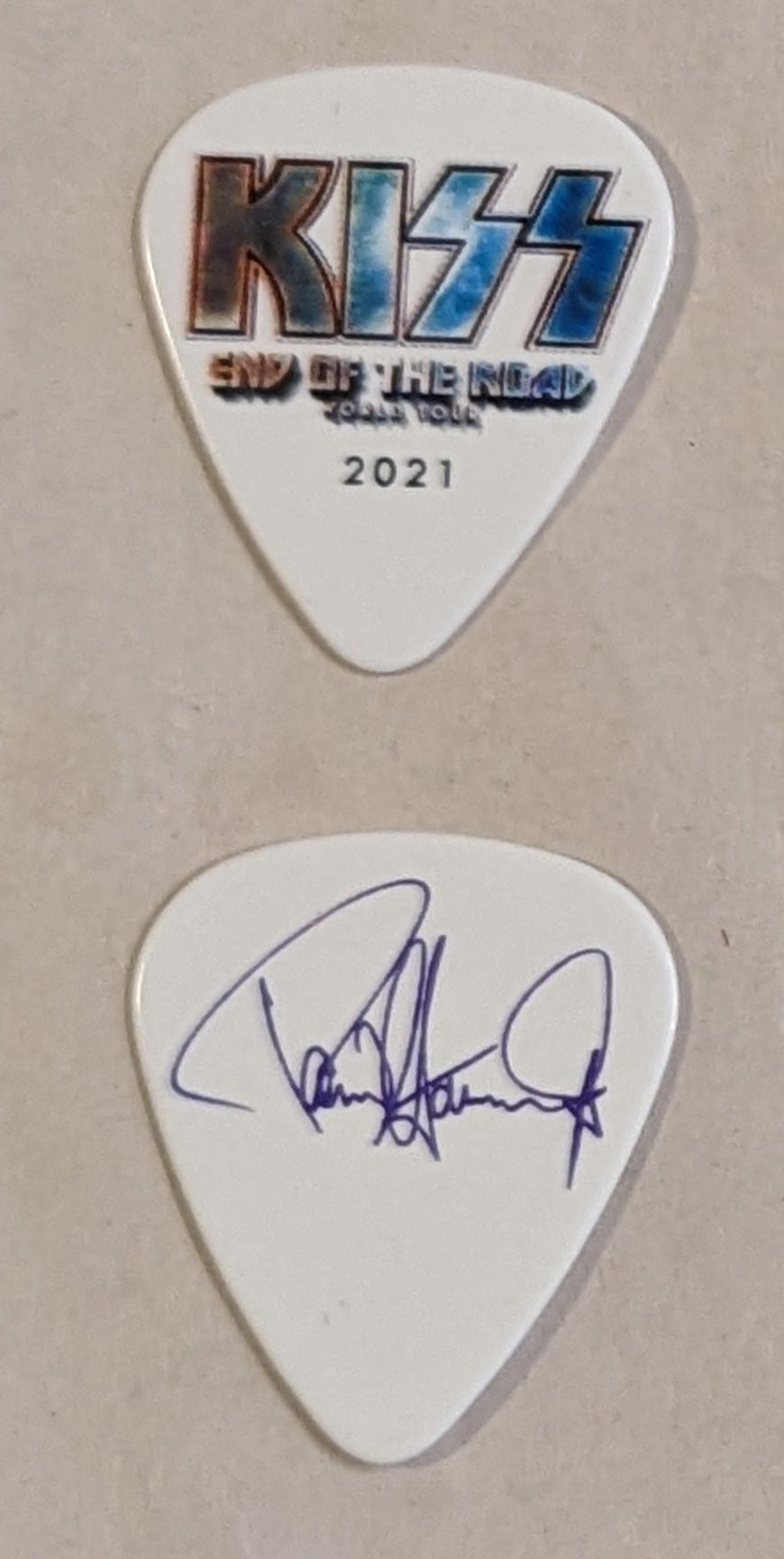 KISS 2021 End of the Road Tour LOGO Guitar Picks VERSION 2 VERSION 2