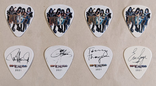 KISS 2021 End of the Road  Tour PORTRAIT Guitar Picks