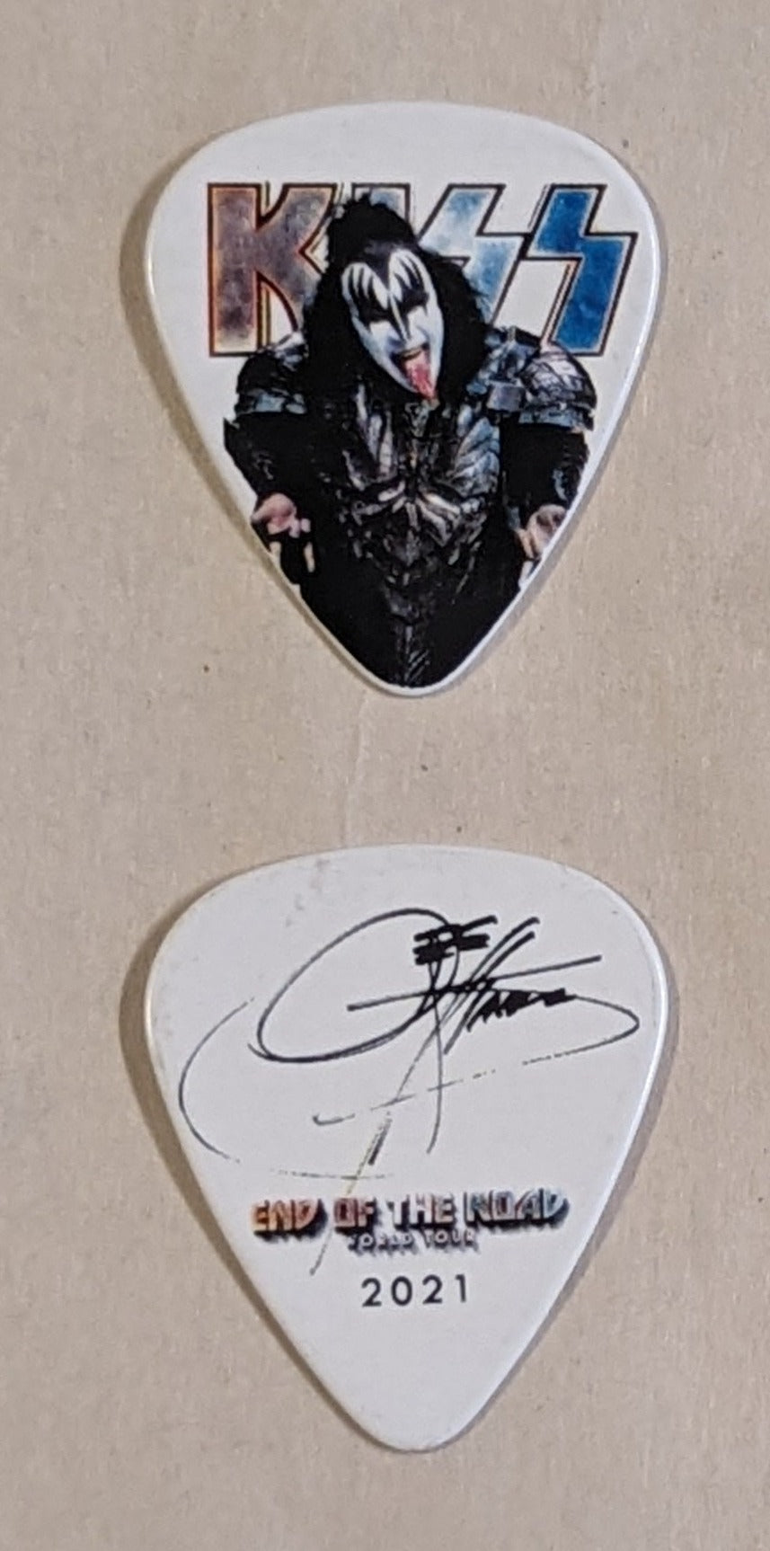 KISS 2021 End of the Road Tour INDIVIDUAL PICTURES Guitar Picks