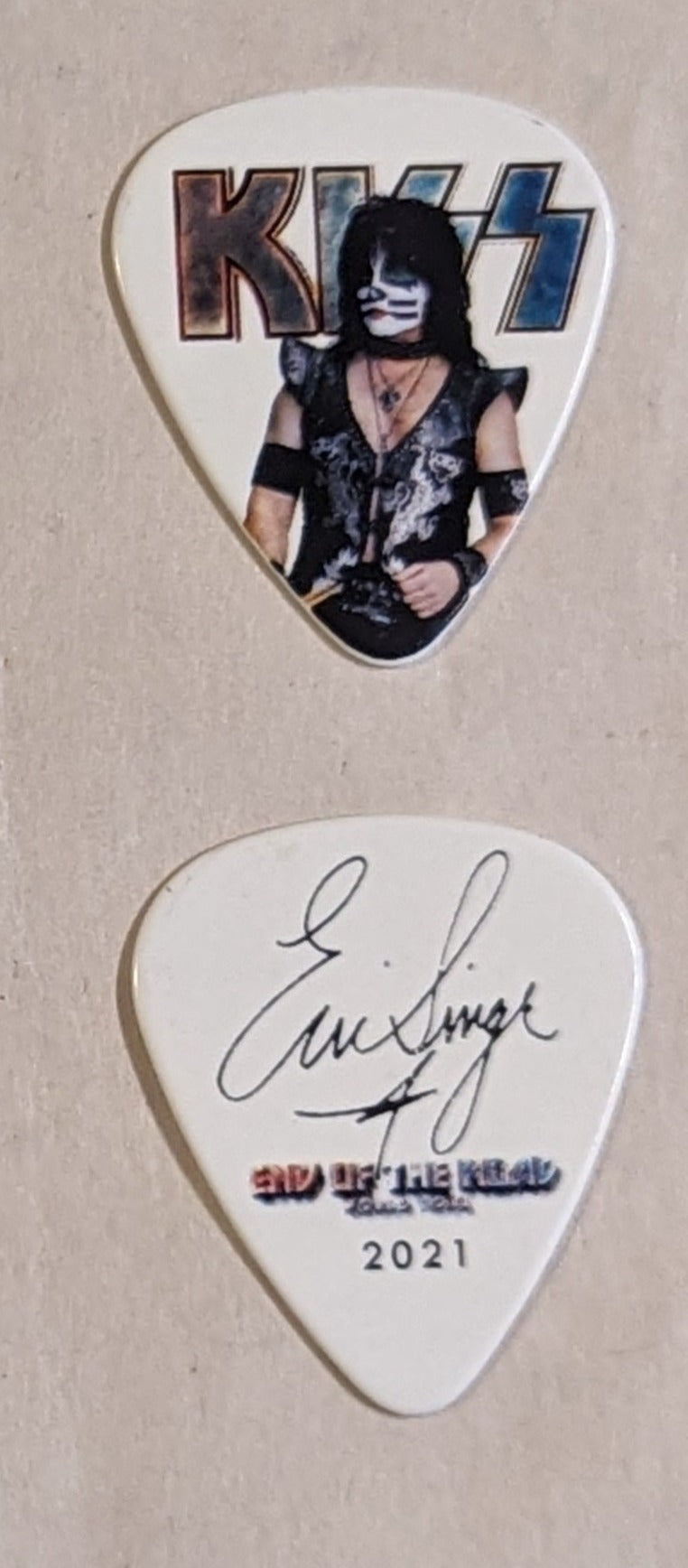 KISS 2021 End of the Road Tour INDIVIDUAL PICTURES Guitar Picks