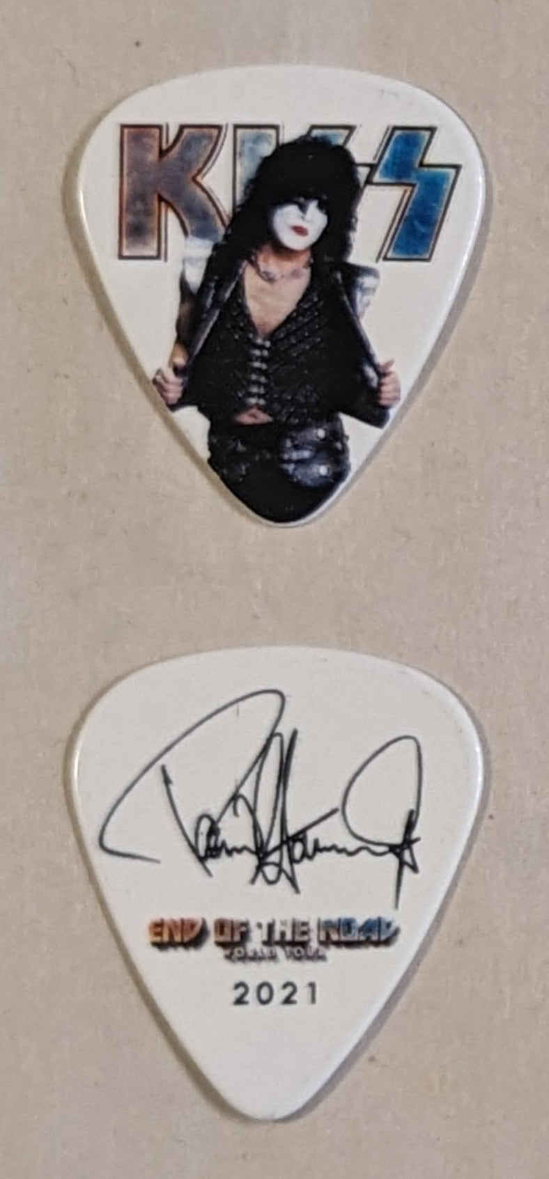 KISS 2021 End of the Road Tour INDIVIDUAL PICTURES Guitar Picks