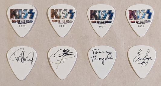 KISS 2021 End of the Road  Tour LOGO Guitar Picks