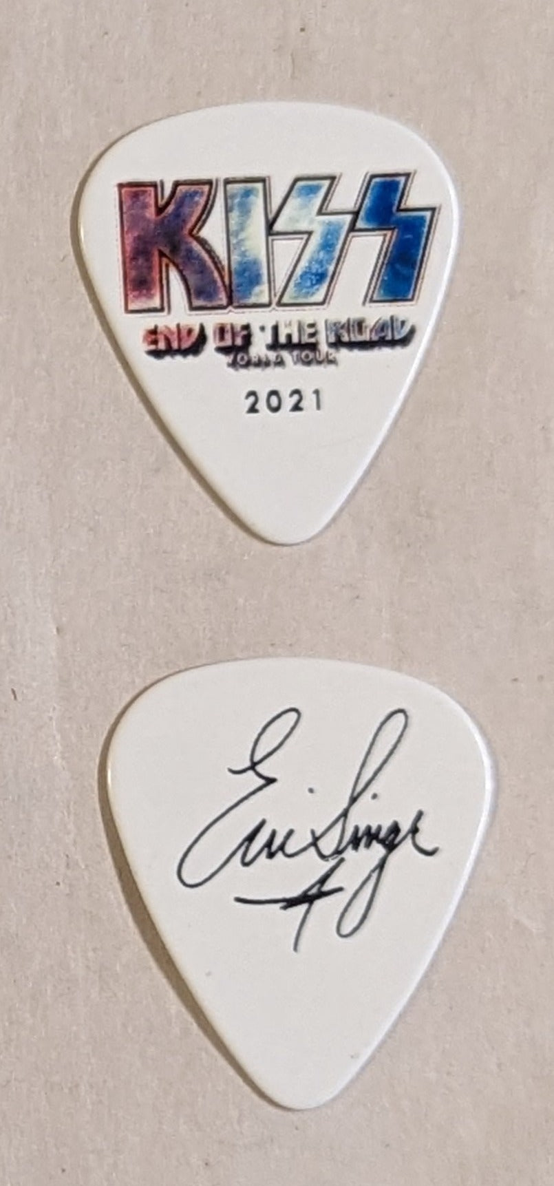 KISS 2021 End of the Road Tour LOGO Guitar Picks
