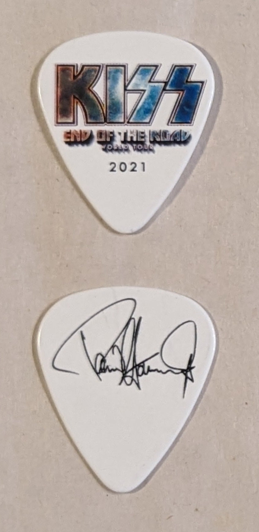 KISS 2021 End of the Road Tour LOGO Guitar Picks