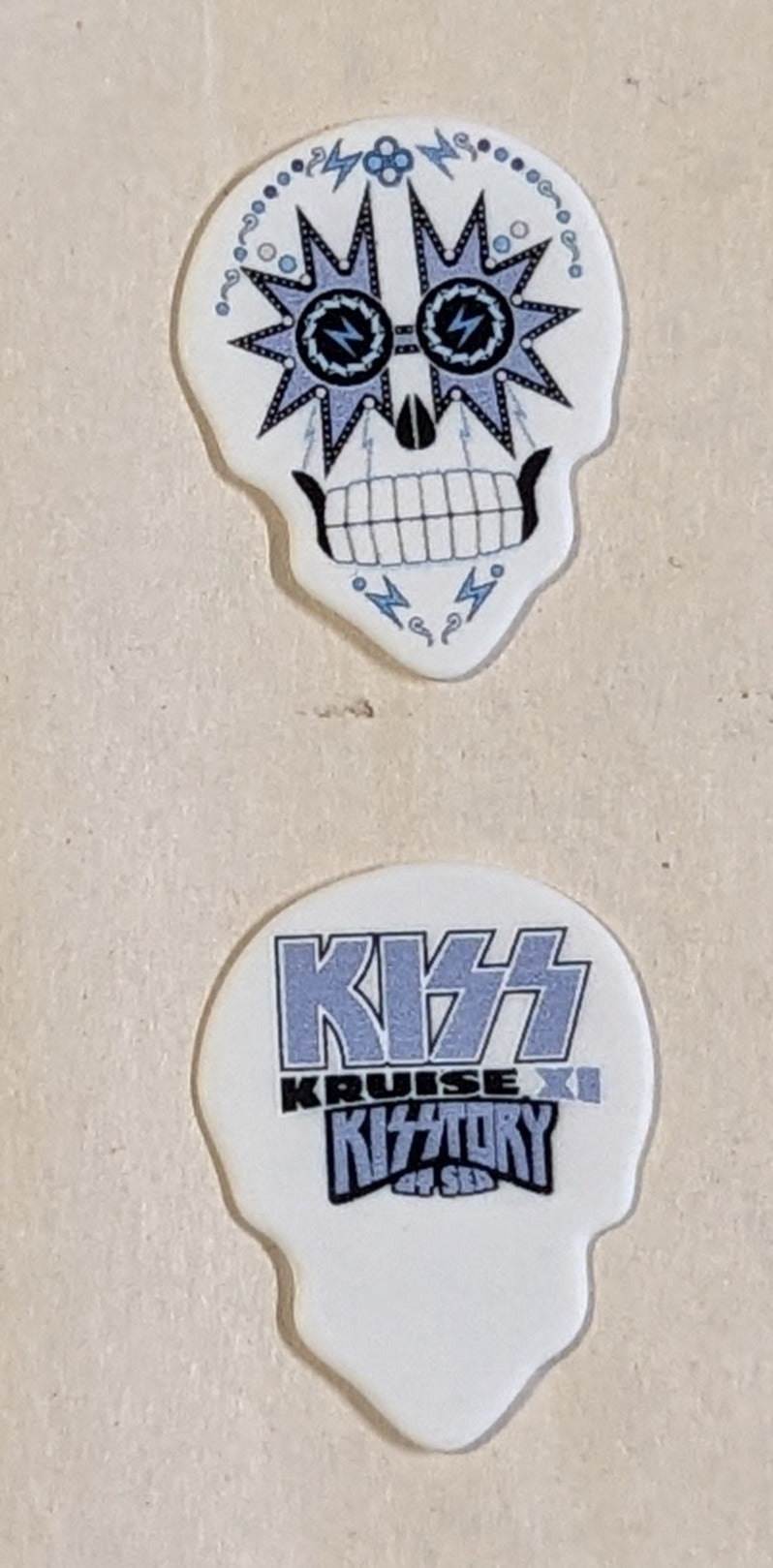 KISS Kruise XI SKULLS Day of the Dead Guitar Picks